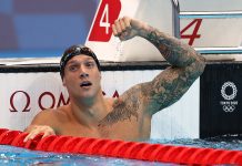 टोकियो ओलम्पिक :अमेरिकन पौडीबाज ड्रेसलले जिते विश्व कीर्तिमानसहित स्वर्ण