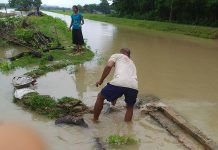 सप्तरीमा चन्द्रनहरको डिल भत्किँदा ४ सय घर डुवानमा