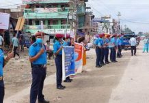गरुडामा पनि मास्क बितरण कार्यक्रम सुरु गरुडामा पनि मास्क बितरण कार्यक्रम सुरु