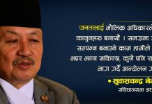 संविधान उपलब्धिपूर्ण छ, हामीले निराशा देखाउनु हुँदैन