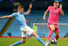 च्याम्पियन्स लिग सिटीले रियललाई ४/३ ले हरायो