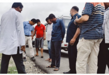 प्रभु साहले गरे सडकको निरिक्षण