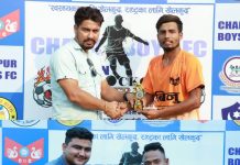 ओपन नकआउट फुटबल प्रतियोगीता: पहिलो खेलमा चिडियादह र दोश्रो खेलमा यौङ स्टार बिजयी