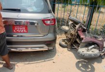 कारको ठक्करबाट मोटरसाइकल चालकको मृत्यु