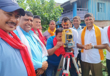 चन्द्रपुर ४ मा अब्यबस्थीत जमिनको नापजाच शुरु